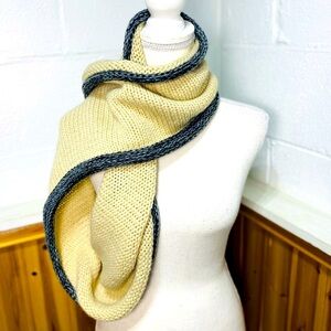 LOF Womens One Size Beige Tan Infinity Scarf Accessory Stylish Warm New